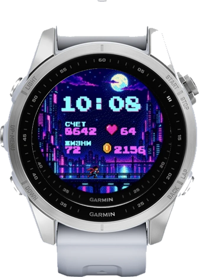 Циферблат АРКАДА на Garmin fēnix 7S 42mm