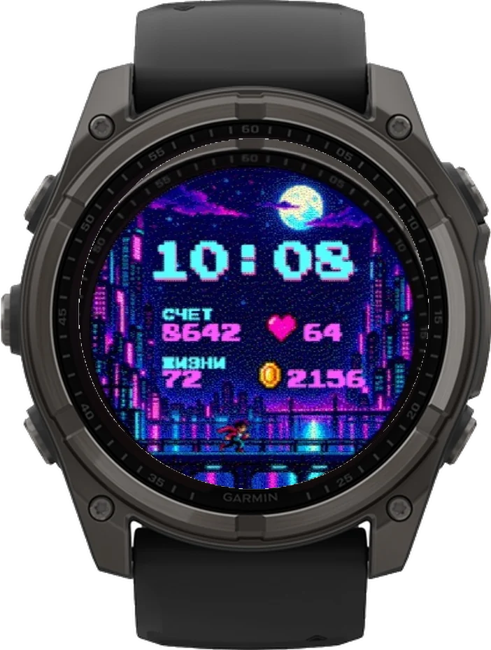 Циферблат АРКАДА на Garmin fēnix 8 Solar 51mm