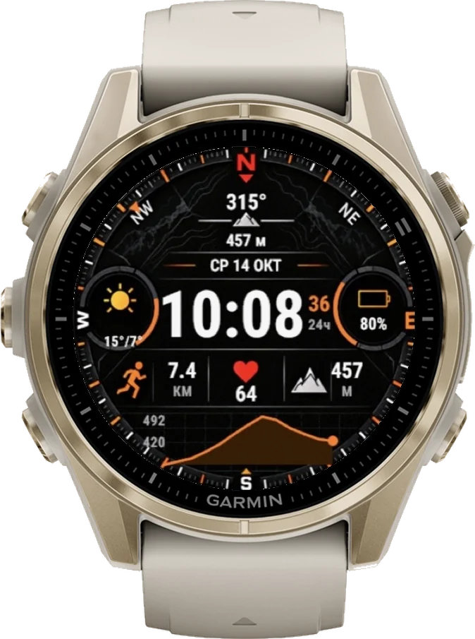 Циферблат АЗИМУТ на Garmin fēnix 8 43mm