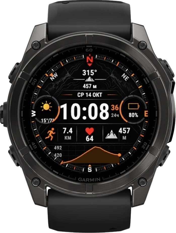 Циферблат АЗИМУТ на Garmin fēnix 8 47/51mm