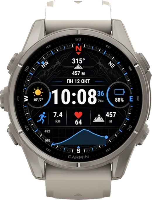 АЗИМУТ на fēnix 9 43mm