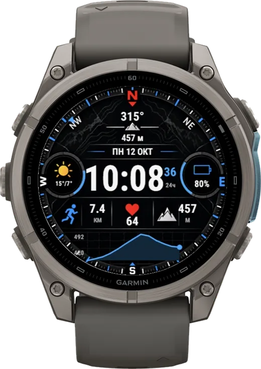 Циферблат АЗИМУТ для Garmin fēnix 9 47/51mm