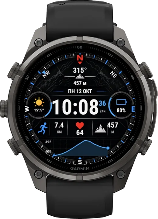 АЗИМУТ на fēnix 9 Pro 47mm