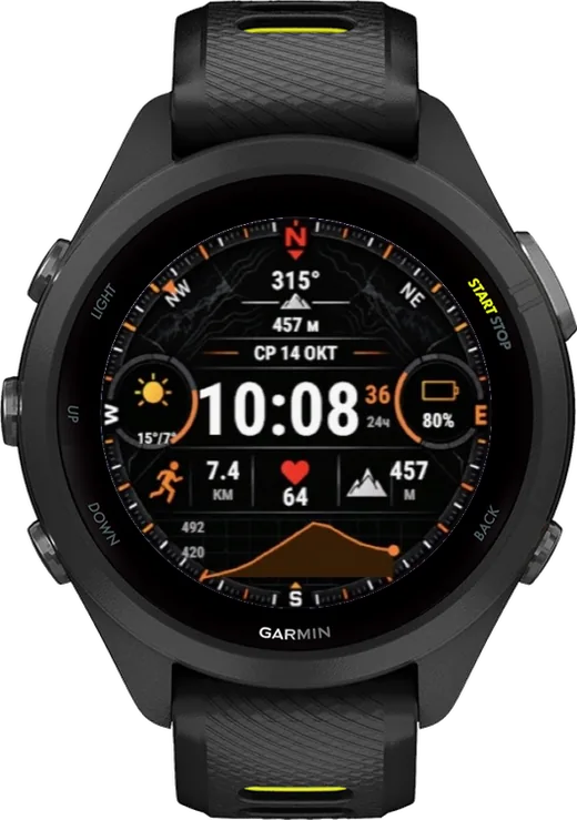 АЗИМУТ на Forerunner 265S