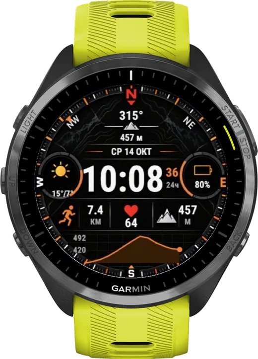 АЗИМУТ на Forerunner 965
