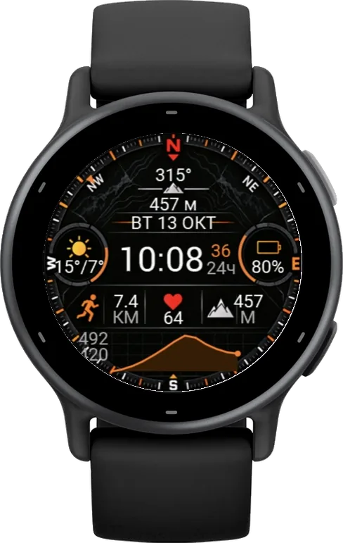 Циферблат АЗИМУТ для Garmin vívoactive 5