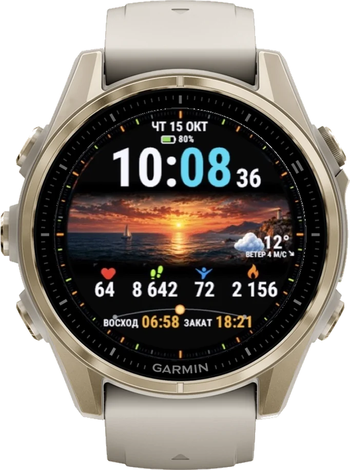 Циферблат БЕРЕГ на Garmin fēnix 8 43mm