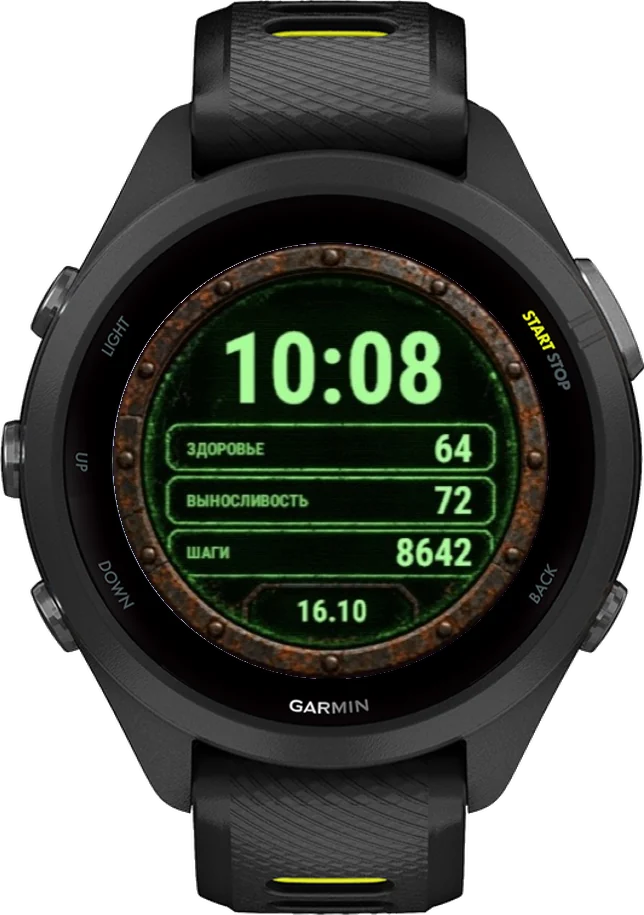 Циферблат БУНКЕР на Garmin Forerunner 265S
