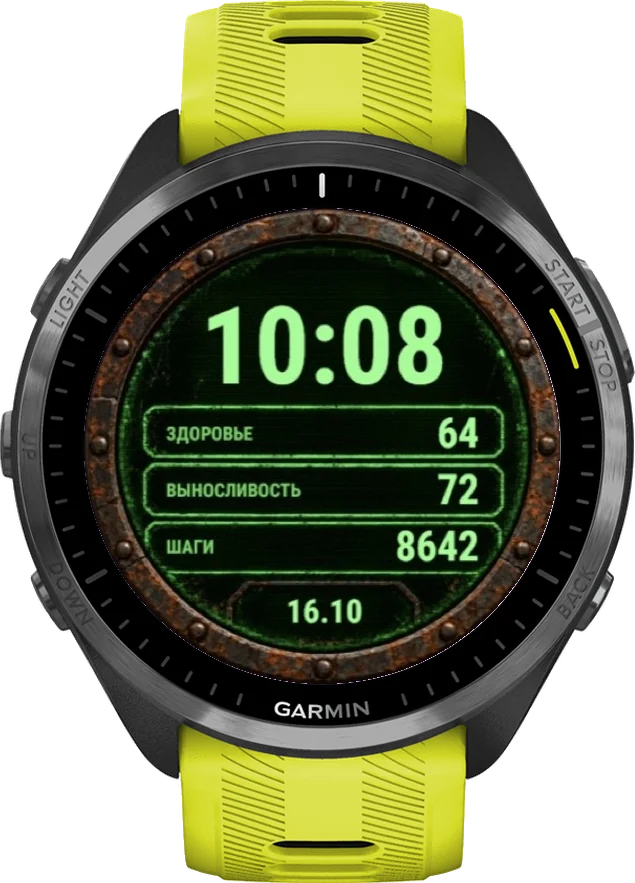 Циферблат БУНКЕР на Garmin Forerunner 965