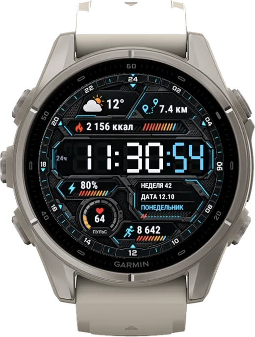 ЦИФРА на fēnix 9 43mm