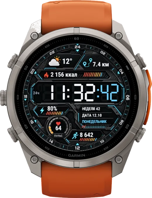 ЦИФРА на fēnix 9 Pro 51mm