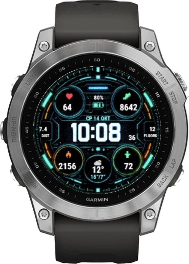 Циферблат CYBER CORE на Garmin fēnix 7 47mm