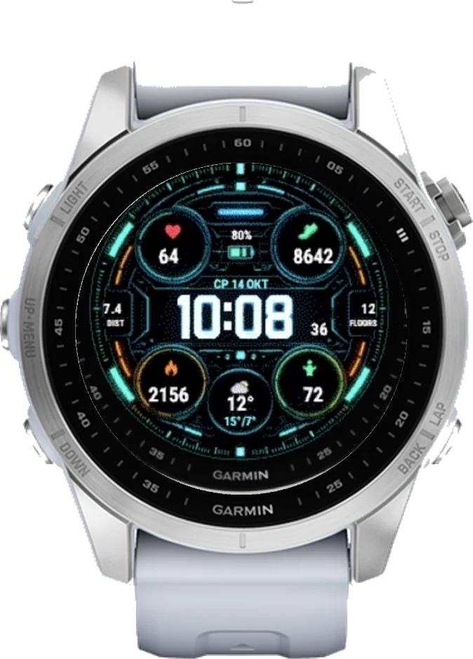 Циферблат CYBER CORE на Garmin fēnix 7S 42mm