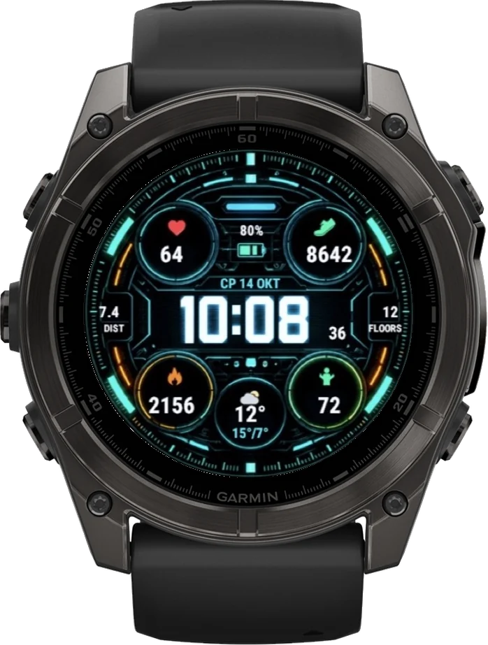 Циферблат CYBER CORE на Garmin fēnix 8 47/51mm