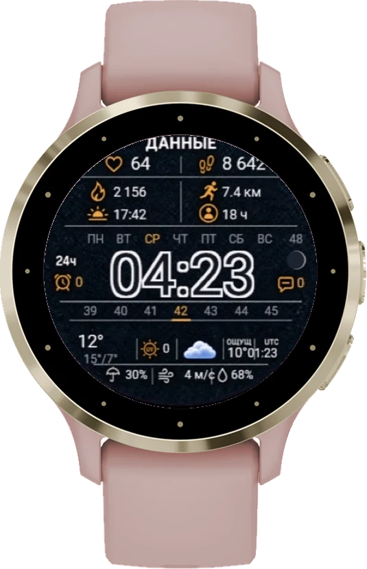 Циферблат ДАННЫЕ на Garmin Venu 3S