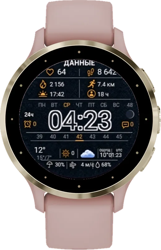 Циферблат ДАННЫЕ для Garmin Venu 3S