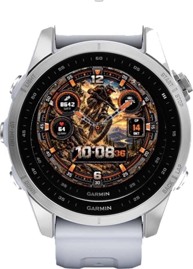 Циферблат ДАУНХИЛЛ на Garmin fēnix 7S 42mm