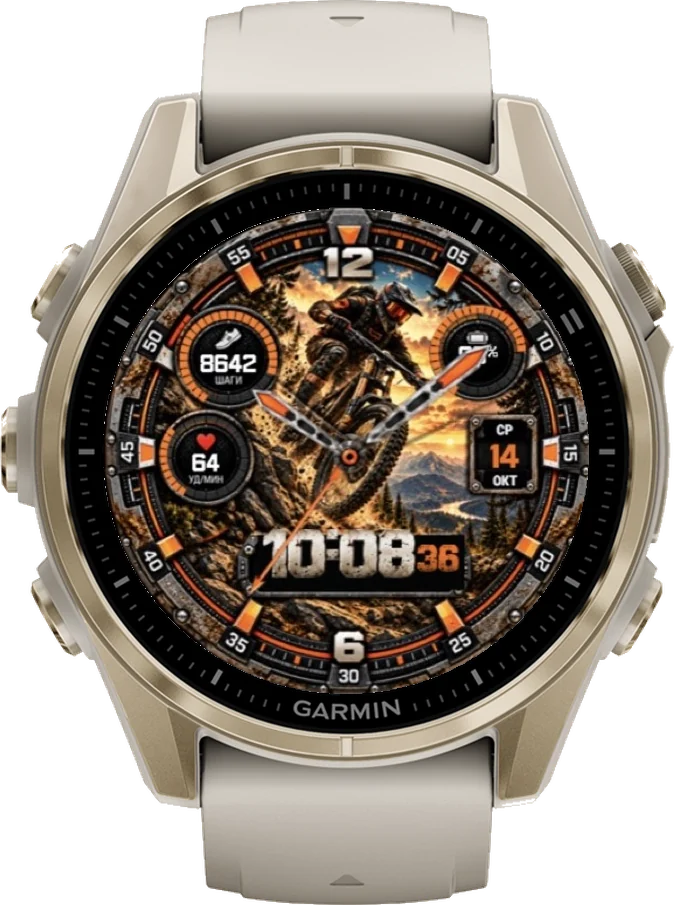 Циферблат ДАУНХИЛЛ на Garmin fēnix 8 43mm