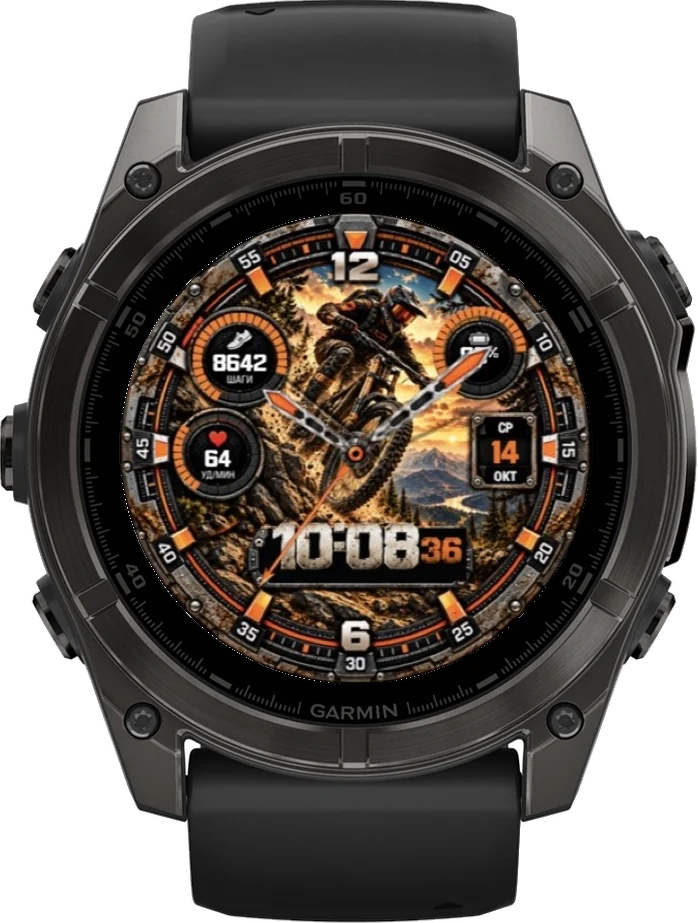 Циферблат ДАУНХИЛЛ на Garmin fēnix 8 47/51mm