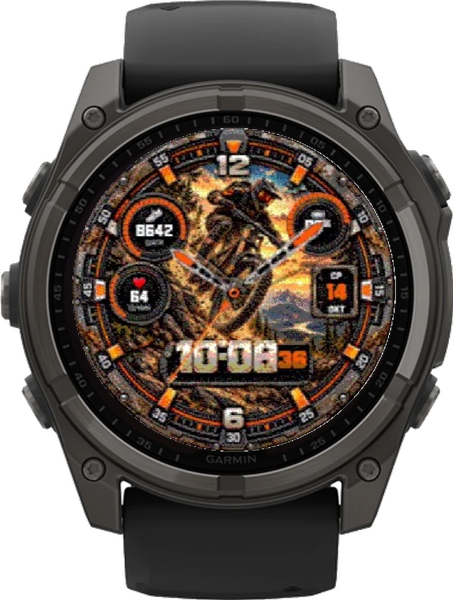 Циферблат ДАУНХИЛЛ на Garmin fēnix 8 Solar 51mm