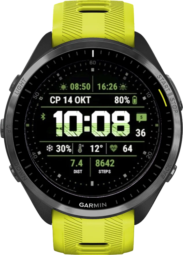 Циферблат ДОЗОР на Garmin Forerunner 965
