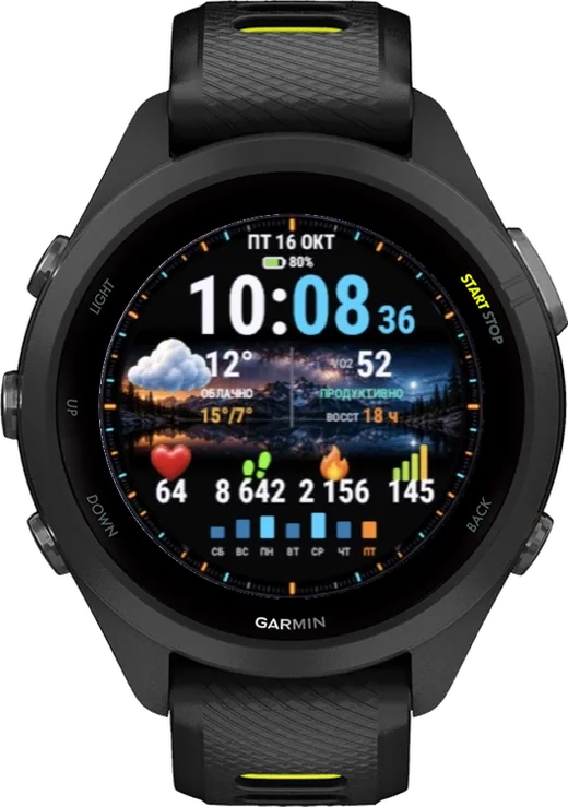 ДВА ОКНА на Forerunner 265S