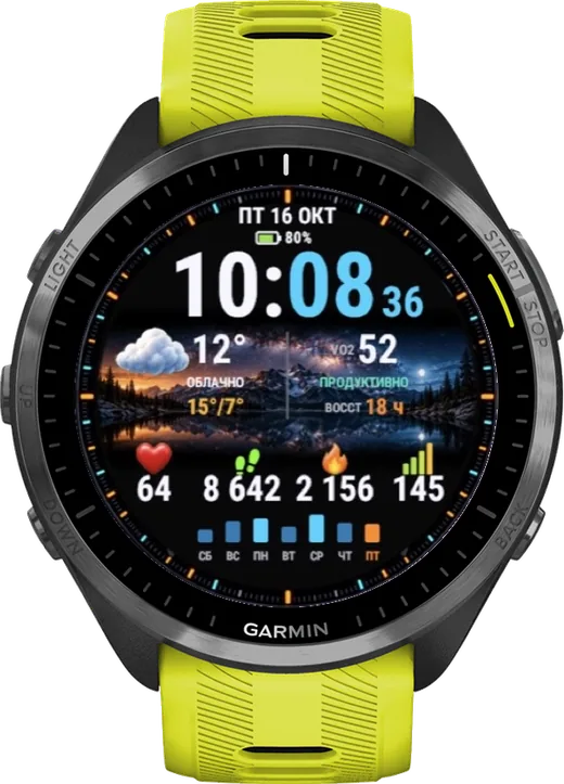 ДВА ОКНА на Forerunner 965