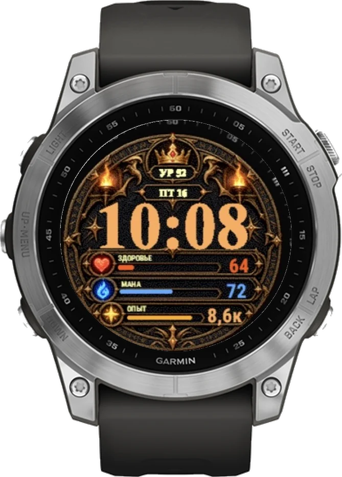 Циферблат ГЕРОЙ на Garmin fēnix 7 47mm