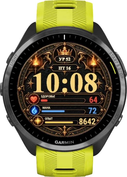 Циферблат ГЕРОЙ для Garmin Forerunner 965