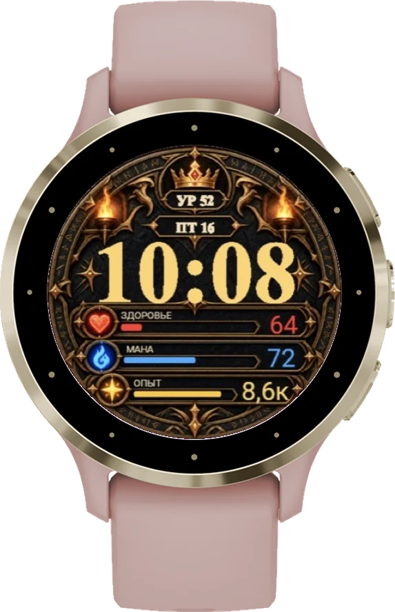 Циферблат ГЕРОЙ на Garmin Venu 3S