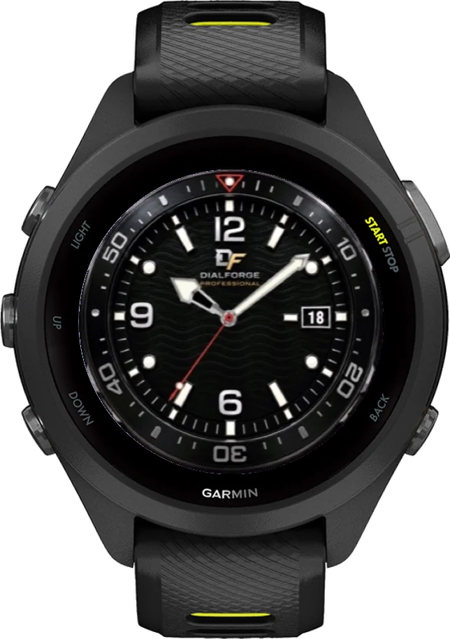 Циферблат ГЛУБИНА на Garmin Forerunner 265S