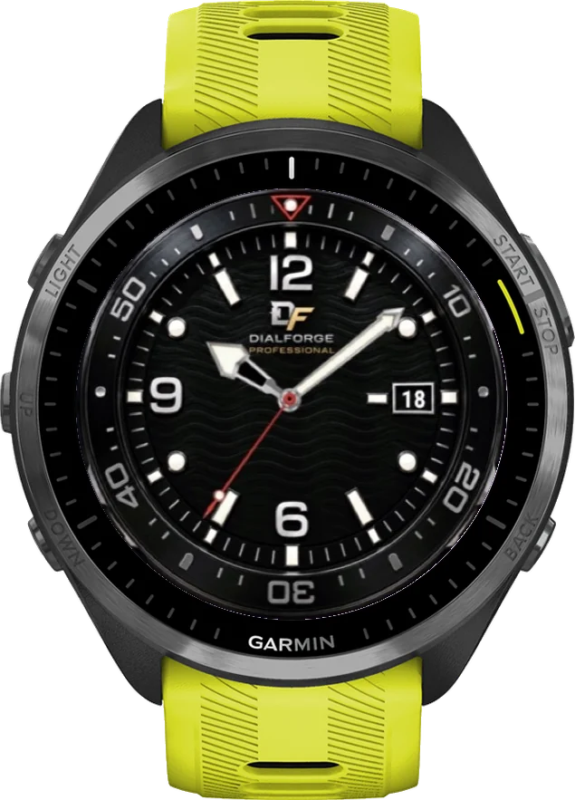 Циферблат ГЛУБИНА на Garmin Forerunner 965