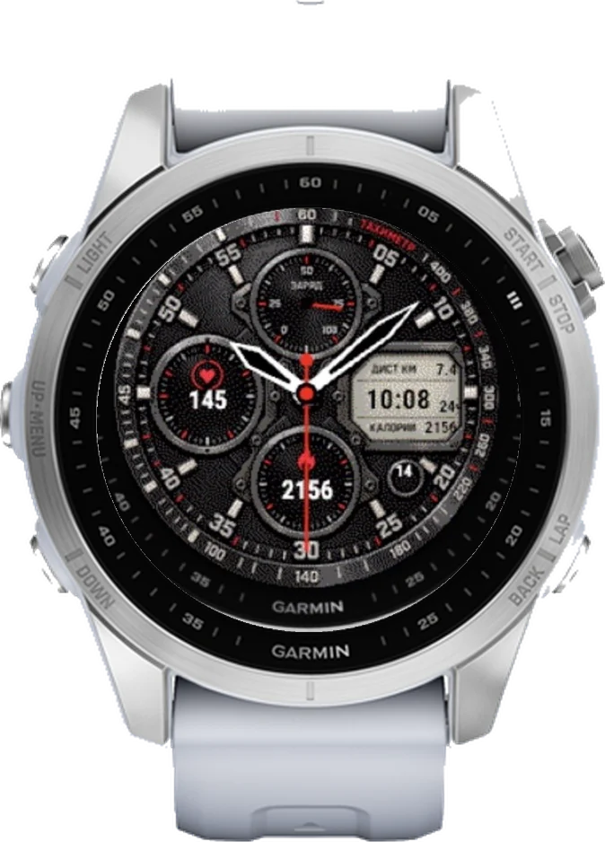 Циферблат ХРОНОГРАФ на Garmin fēnix 7S 42mm