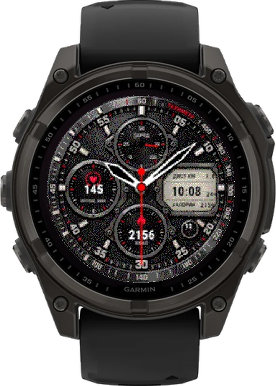 Циферблат ХРОНОГРАФ на Garmin fēnix 8 Solar 47mm