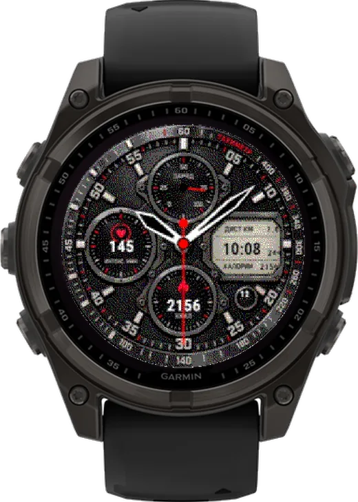 Циферблат ХРОНОГРАФ для Garmin fēnix 8 Solar 47mm