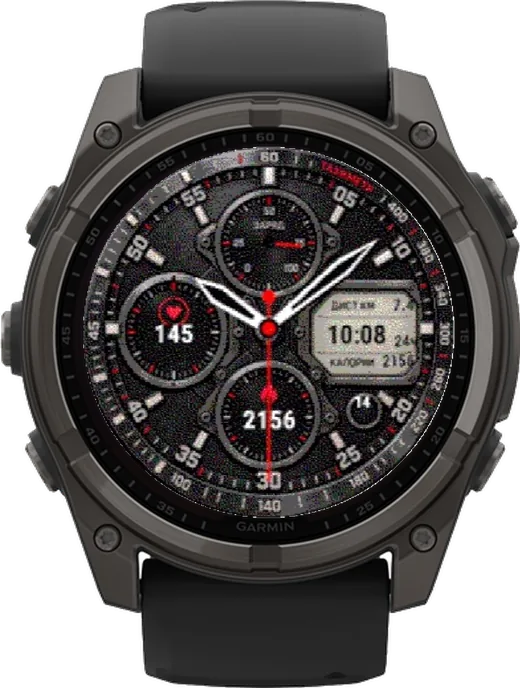 Циферблат ХРОНОГРАФ для Garmin fēnix 8 Solar 51mm