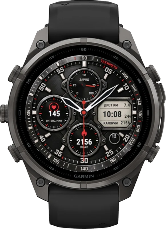 Циферблат ХРОНОГРАФ на Garmin fēnix 9 Pro 47mm