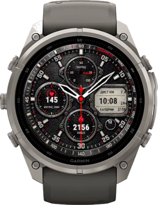 Циферблат ХРОНОГРАФ для Garmin fēnix 9 Pro Solar 51mm