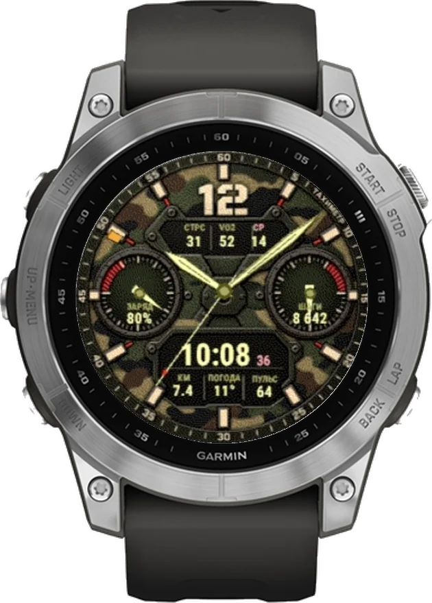 Циферблат КАМО на Garmin fēnix 7 47mm