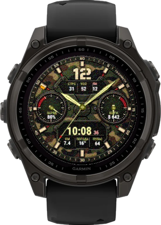 Циферблат КАМО на Garmin fēnix 8 Solar 47mm