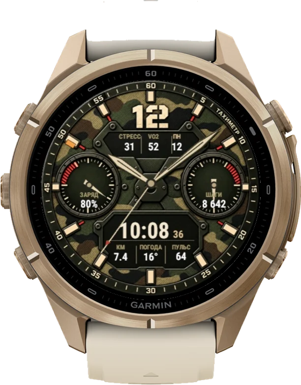 Циферблат КАМО на Garmin fēnix 9 Pro 43mm