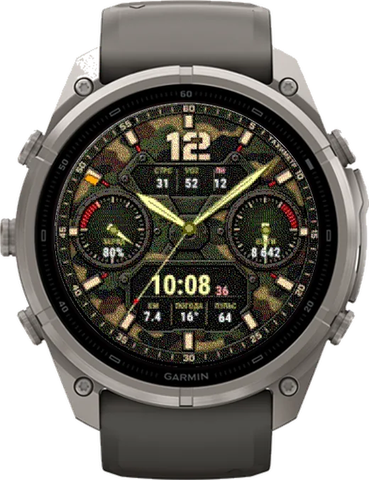 Циферблат КАМО для Garmin fēnix 9 Pro Solar 51mm