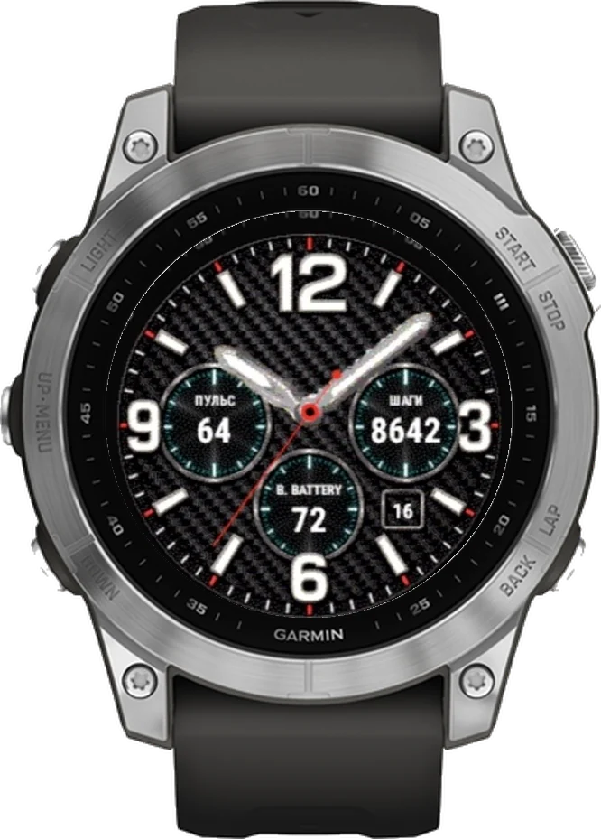 Циферблат КАРБОН на Garmin fēnix 7 47mm