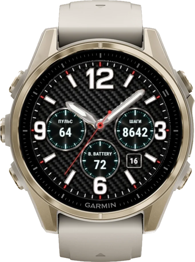 Циферблат КАРБОН на Garmin fēnix 8 43mm