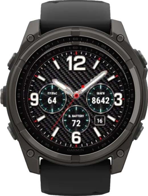 КАРБОН на fēnix 8 Solar 51mm
