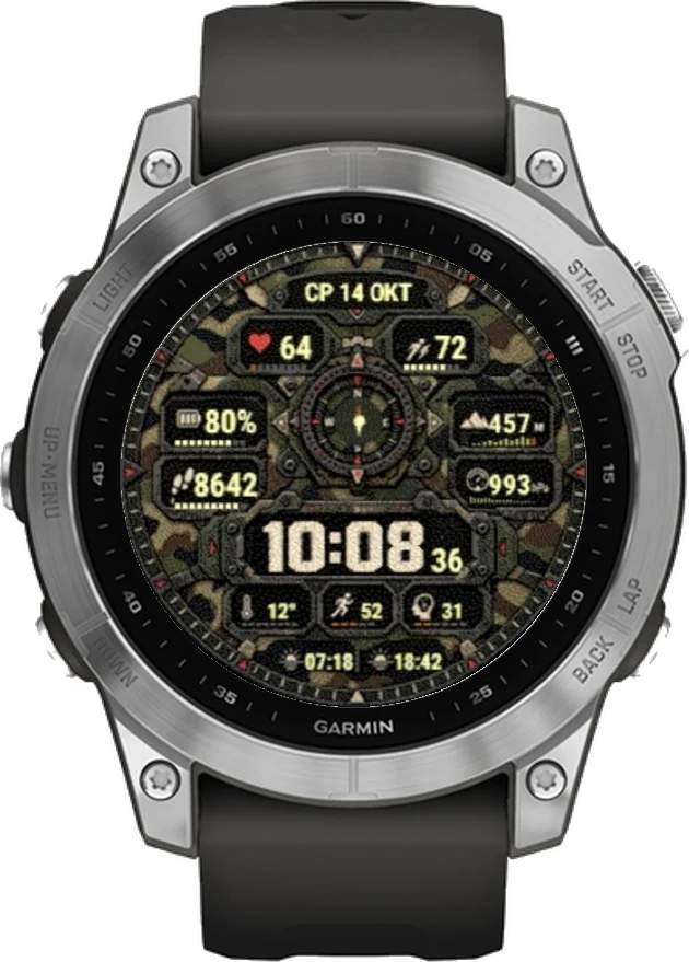 Циферблат ЛЕС на Garmin fēnix 7 47mm