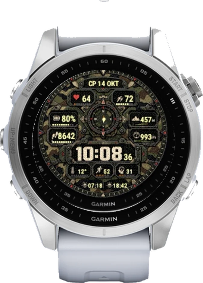 Циферблат ЛЕС на Garmin fēnix 7S 42mm