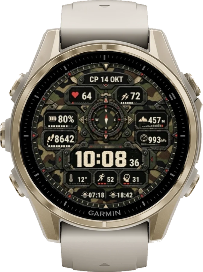 Циферблат ЛЕС на Garmin fēnix 8 43mm