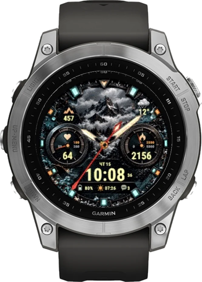 Циферблат DIALFORGE LIVE на Garmin fēnix 7 47mm