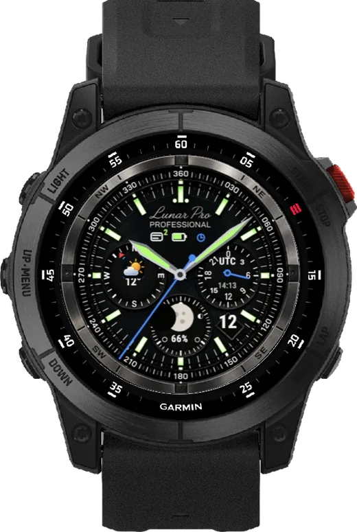 Циферблат ЛУНА для Garmin epix 2 47mm
